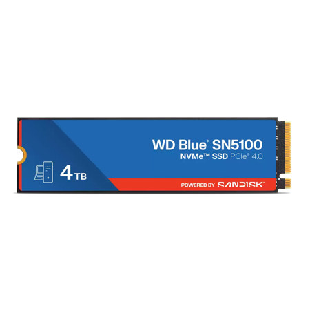 SanDisk WD Blue SN5100 4TB NVMe PCIe Gen 4.0 x4 M.2 Internal SSD