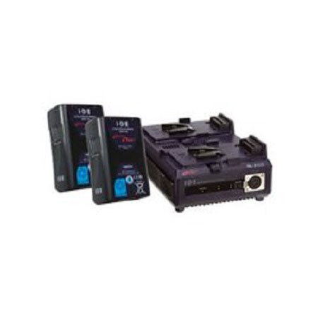 IDX D15022P Kit with Two DUO-150 V-Mount Batteries and One VL-2PLUS Charger