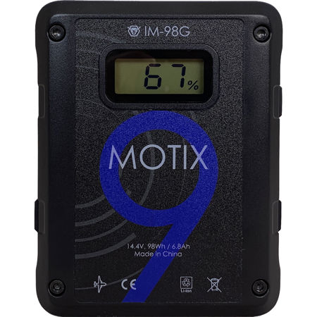 IDX MOTIX IM-98G 98Wh High-Load Gold Mount Li-ion Battery with 2x D-Tap & USB