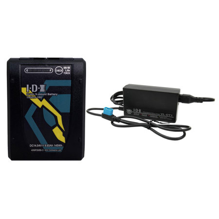 IDX IMICRO-150 Compact 11V 145Wh Li-Ion Battery, Bundle w/IDX VL-DT1 Charger