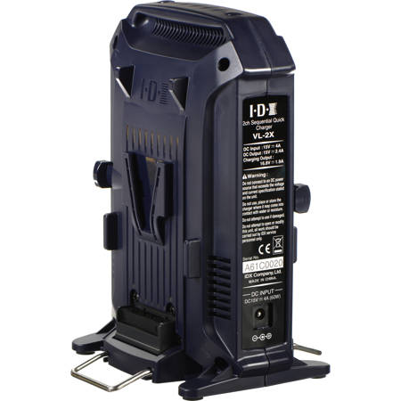 ビデオカメラ IDX VL-2X 2ch Quick Charger IDX VL-2X 2-Channel Charger for V-Mount Li-Ion/Ni-Cad Batteries VL-2X