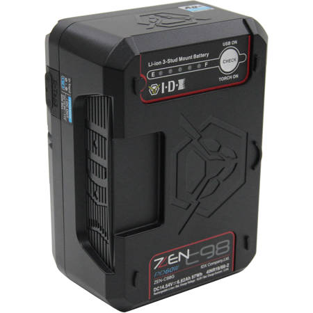 IDX ZEN-C98G 97Wh 14.5V 3-Stud High-Load Li-Ion Battery with 2x D-Tap and USB-C
