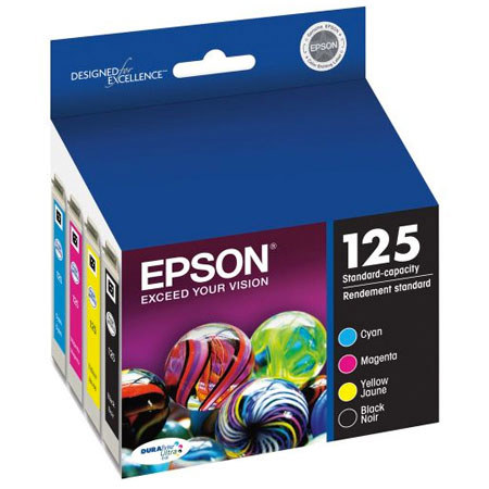 Epson T125120-BCS 125 Combo-Pack Ink Cartridges