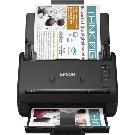 Epson WorkForce ES-500W II Wireless Duplex Desktop Document