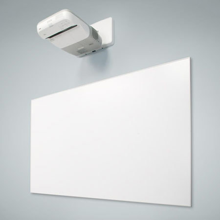 Epson 90in Whiteboard f/Projection, Dry Erase