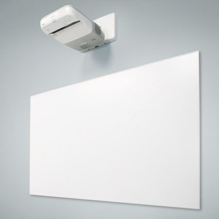 Epson 96in Whiteboard f/Projection, Dry Erase