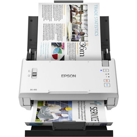 Epson WorkForce DS-410 Document Scanner, 26 ppm/52 ipm