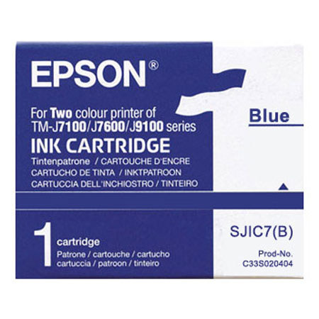 Epson C33S020404 Blue Inkjet Cartridge for TM-J7100