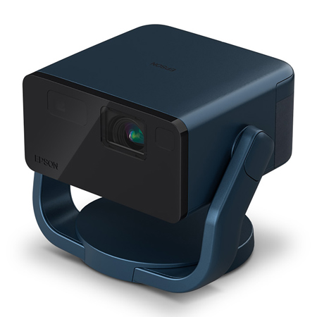 Epson EpiqVision Mini EF-22 Full HD Laser 3LCD Smart Portable Projector, Stone Blue- Refurbished