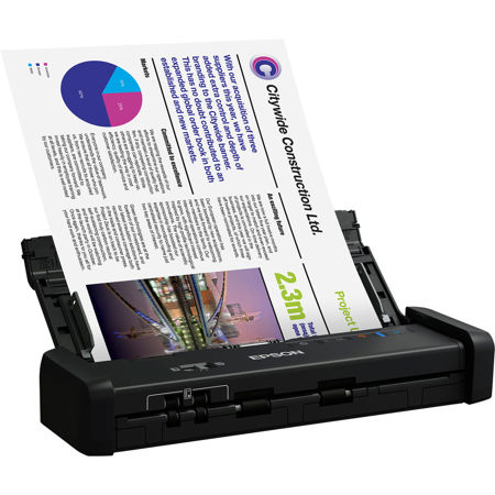 Epson WorkForce ES-200 Portable Duplex Document Scanner - Refurbished by Epson