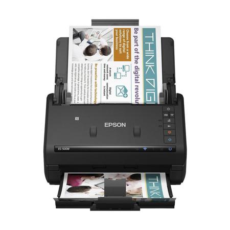 Epson WorkForce ES-500W Wireless Duplex Document Scanner - Refurbished by Epson