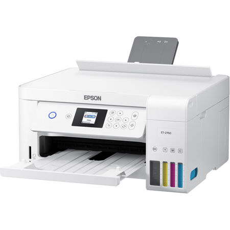 Epson EcoTank ET-2760 All-in-One Supertank Printer, 10ppm Black/5ppm Color
