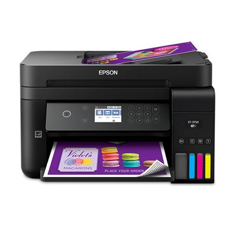 Epson WorkForce ET-3750 EcoTank Wireless AIO Supertank Inkjet Printer