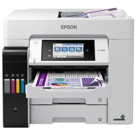 Epson EcoTank Pro ET-5850 Wireless AIO Cartridge-Free Supertank Inkjet Printer
