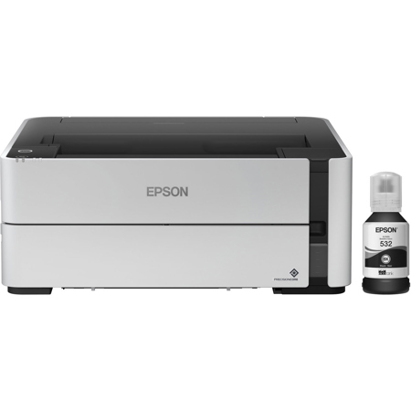 Epson EcoTank ET-M1170 Wireless Monochrome Supertank Inkjet Printer, 20ppm, 1200x2400 dpi
