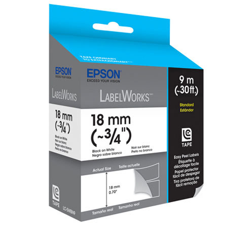 Epson LabelWorks LC-5WBN9 Standard LC Tape Cartridge