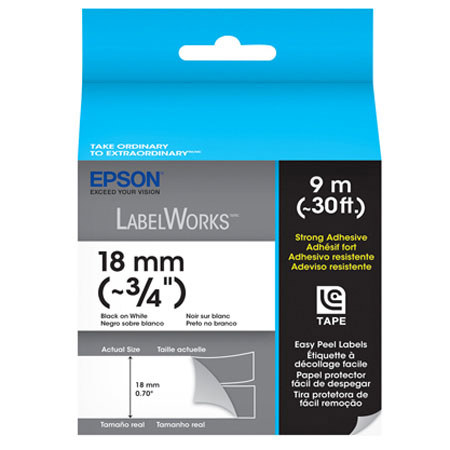 Epson LabelWorks LC-5WBW9 Adhesive LC Tape Cartridge