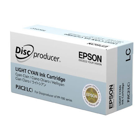 Epson C13S020448 Light Cyan Ink Cartridge f/PP-100 DiscProducer Burner & Inkjet