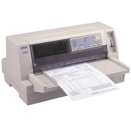 Epson LQ-680Pro 24-Pin Impact Dot Matrix Narrow Carriage Printer, 64 KB Input Buffer, High Speed Draft 413 cps