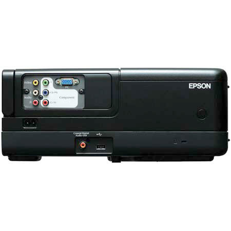Epson MovieMate 55, 3 LCD Home Theater Projector & DVD / CD Player with Speakers, 30" - 150" Wide Screen Image, 1,200 Lumens