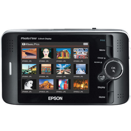 Epson P-2000 Photoviewer, Portable 40GB Multimedia Storage & Viewer with USB 2.0 Interface & 3.8" LCD.