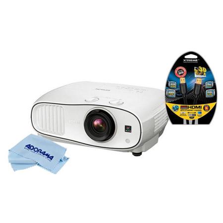 Epson Home Cinema 3500 2/3D FHD 1080p 3LCD Projector W/HDMI Cable/Cleaning Cloth