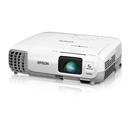 Epson PowerLite 98H XGA 3LCD Projector, White