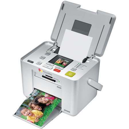 Epson PictureMate Pal PM 200, One Touch Photo Lab 4x6" Inkjet Printer, with 2" Premium Photo Viewer