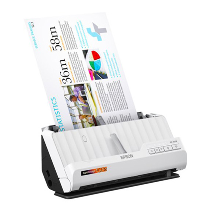 Epson RapidReceipt RR-400W Wireless Compact Duplex Desktop Receipt and Document Scanner - Refurbished