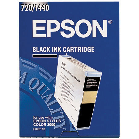 Epson S020118 Cartridge, 3000 / 5000 Printers, Black