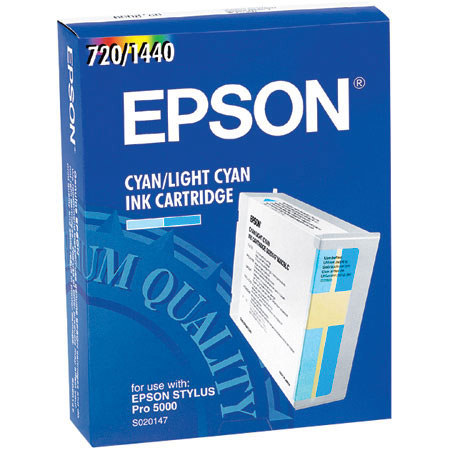 Epson S020147 Cyan Ink Cartridge for Stylus Pro 5000