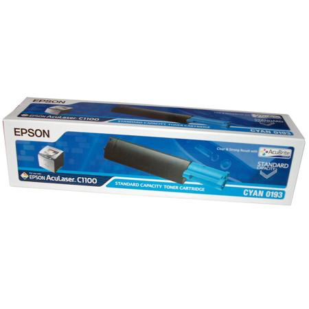 Epson S050193 Cyan Toner Cartridge for AcuLaser, Yields 1,500 Pages