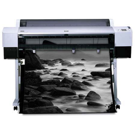 Epson Stylus Pro 9800, Ultrachrome Edition 44" Large Format Color Inkjet Printer, K3 Ink, with USB & Firewire Interface. - Refurbished by Epson U.S.A.