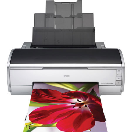 Epson Stylus Photo R2400, 13" Inkjet Printer, 5760 x 1440 dpi Resolution, 8-color Printer with USB 2.0 and FireWire Interfaces