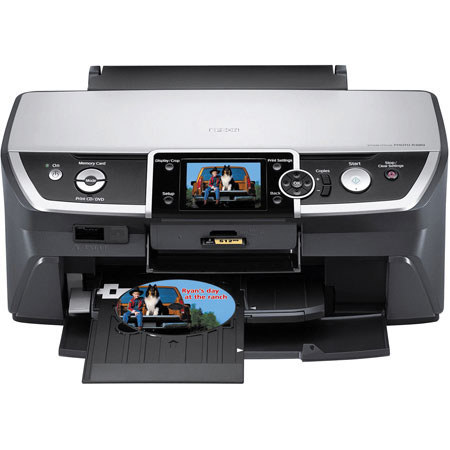Epson Stylus Photo R380, Six Color Inkjet Printer with 3.5" Color Monitor, USB Interface - Price Reflects $30 Instant Rebate