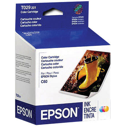Epson T029201 Color Cartridge, Stylus C60, Compaq iPAQ
