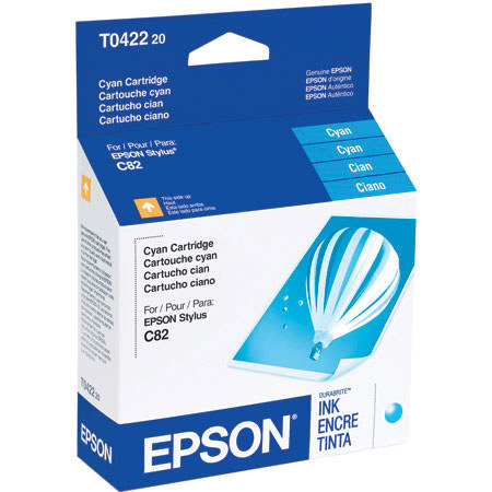 Epson T042220 Cyan Cartridge, Stylus CX5200-5400 / C82