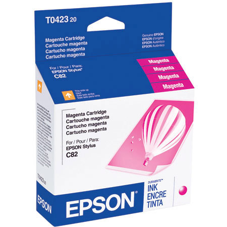 Epson T042320 Magenta Cartridge, Stylus C82 Series