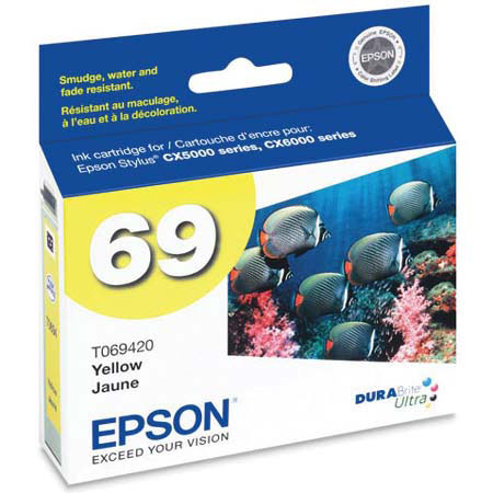 Epson DURABrite Ultra Yellow Ink Cartridge for Stylus Inkjet Printers