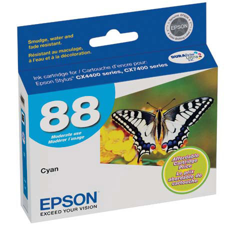 Epson Cyan Durabrite Ultra Ink Cartridge, T088220