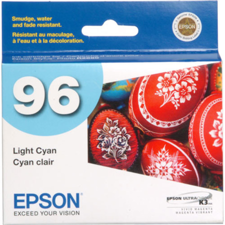 Epson T096520 UltraChrome K3 Cartridge, for Stylus R2880, Light Cyan