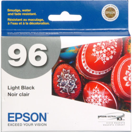 Epson T096720 UltraChrome K3 Cartridge, for Stylus R2880, Light Black