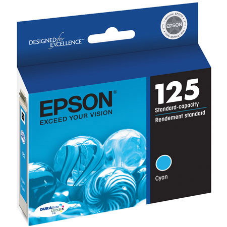 Epson T125220 Standard Cartridge for Stylus/WorkForce Printers, Cyan