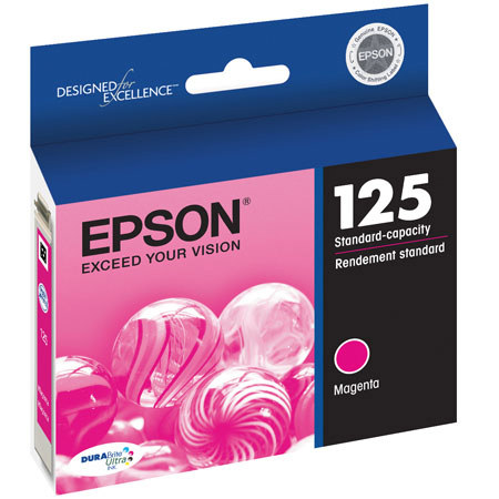 Epson T125320 Standard Cartridge, T125 Series, Magenta