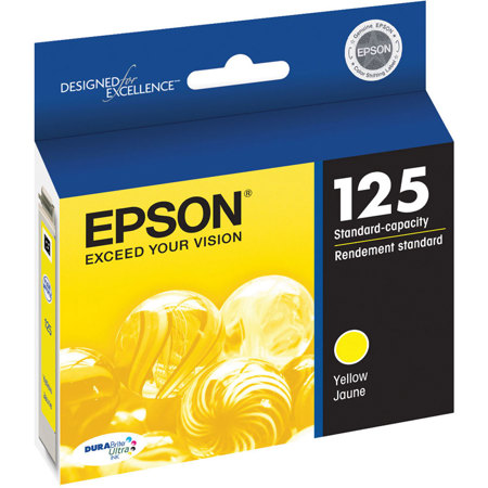 Epson T125420 Standard Cartridge for Stylus/WorkForce Printers, Yellow