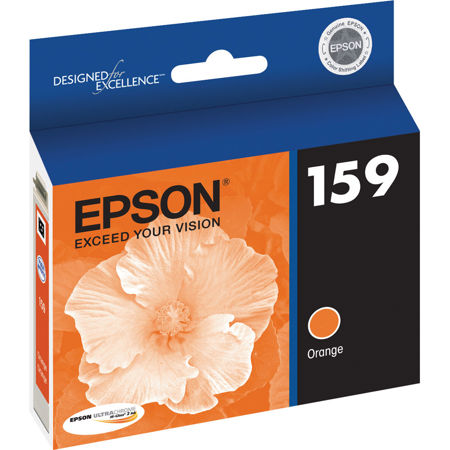 Epson T159920 159 UltraChrome Photo Ink Cartridge, for Stylus R2000, Orange