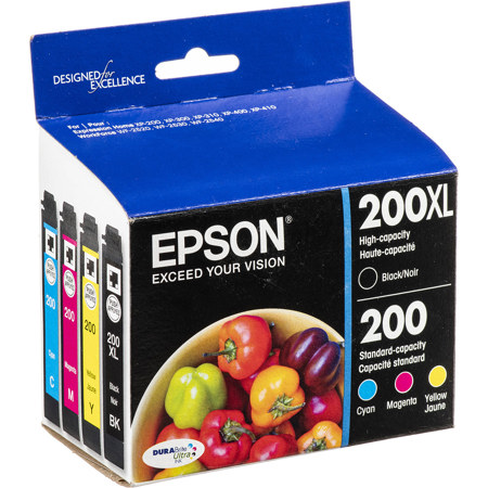 Epson DURABrite Ultra T252XL High-Capacity Black and Color Combo Ink Cartridges