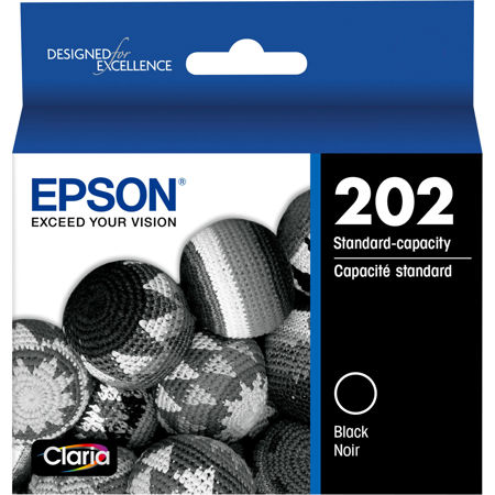 Epson 202 Black Inkjet Cartridge with Sensor