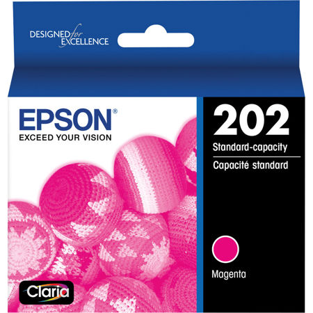 Epson 202 Claria Magenta Inkjet Cartridge with Sensor