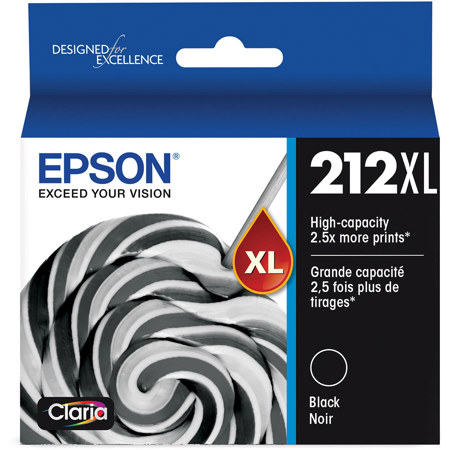 Epson Claria T212XL High Black Ink Cartridge for Expression Home, WorkForce